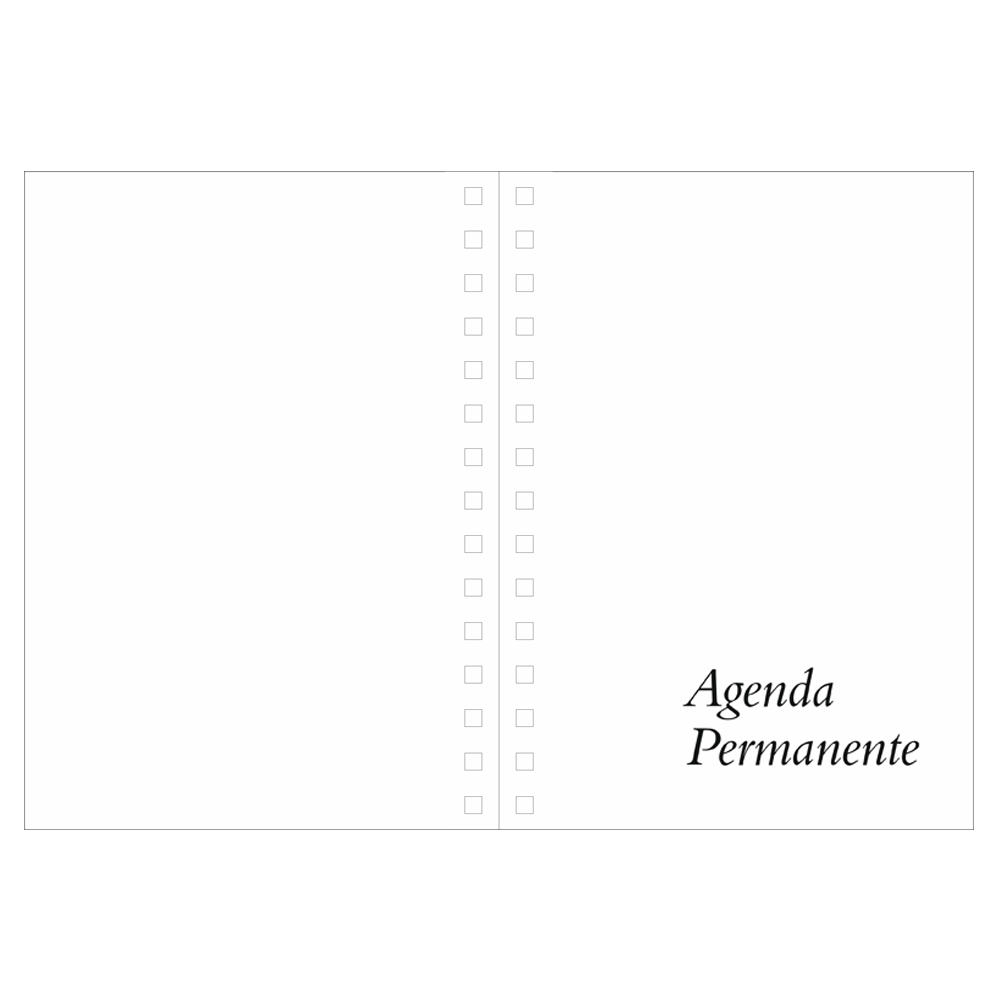 Agenda Permanente Wire-o MDF Sublimática - Imagem 5