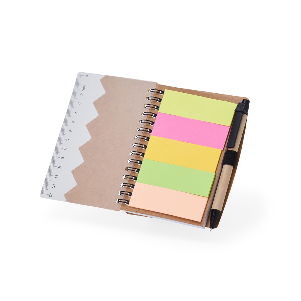 Bloco de Anotações com Autoadesivos e Caneta - Imagem 5