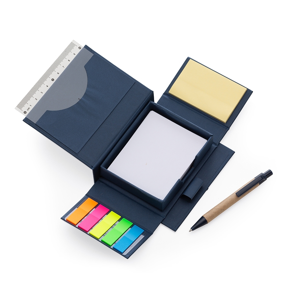 Bloco de Anotações com Caneta e Autoadesivo - Imagem 3