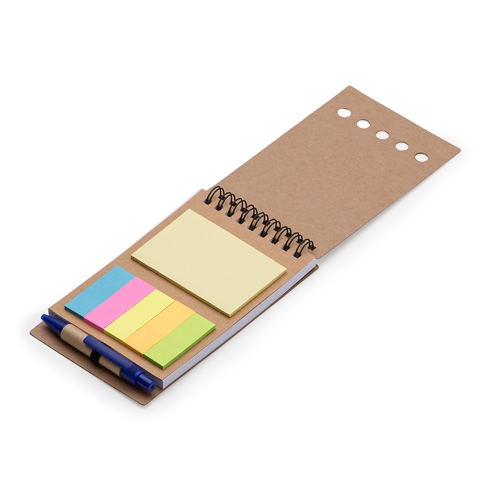 Bloco de Anotações com Caneta e Autoadesivo - Imagem 3