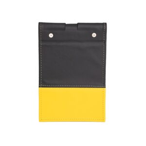 Bloco de Anotações em Couro Sintético e Porta Caneta