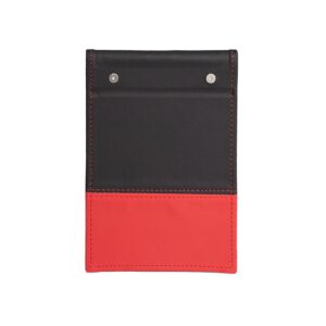 Bloco de Anotações em Couro Sintético e Porta Caneta