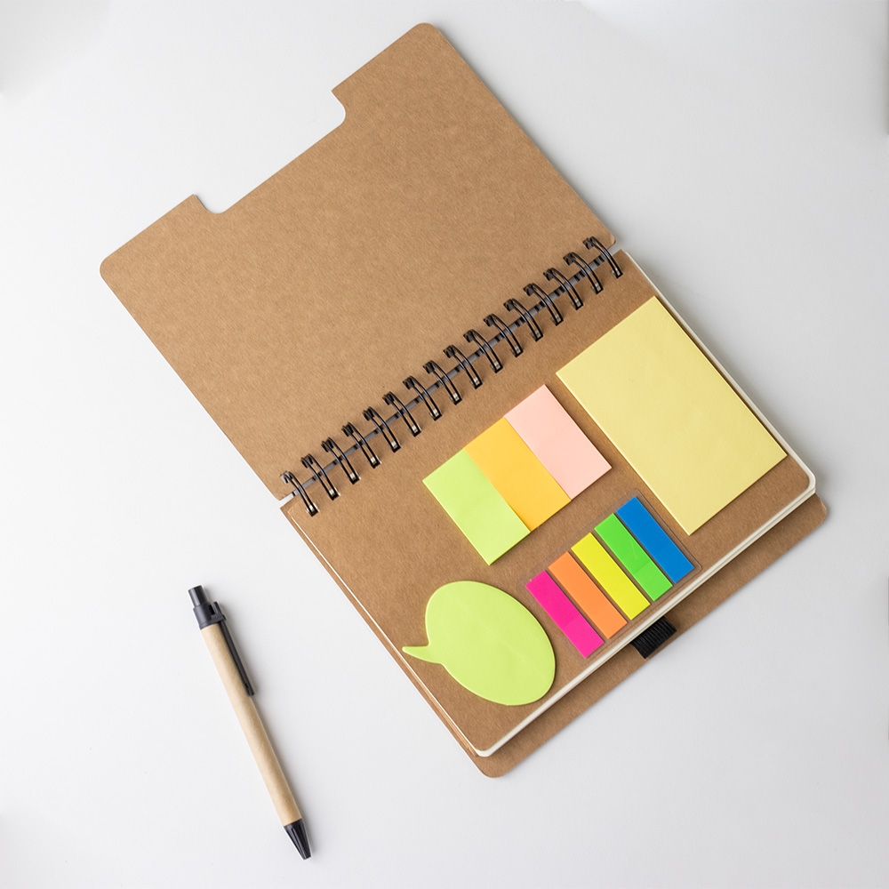 Caderneta com Autoadesivos e Caneta - Imagem 2