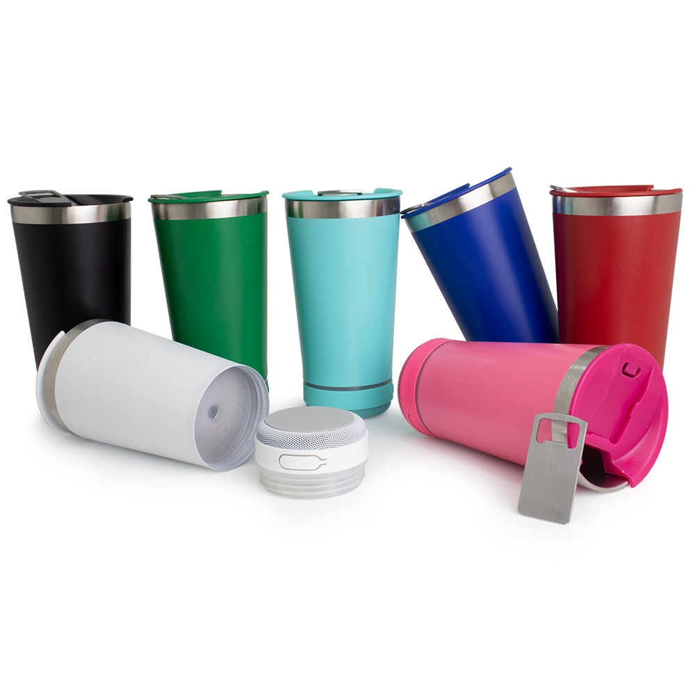 Copo Térmico 400ml com Caixa de Som - Imagem 2