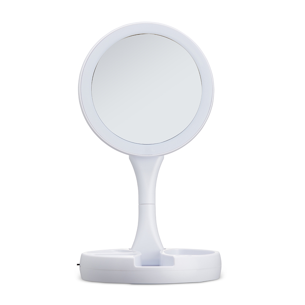 Espelho Dobrável com Led Recarregável