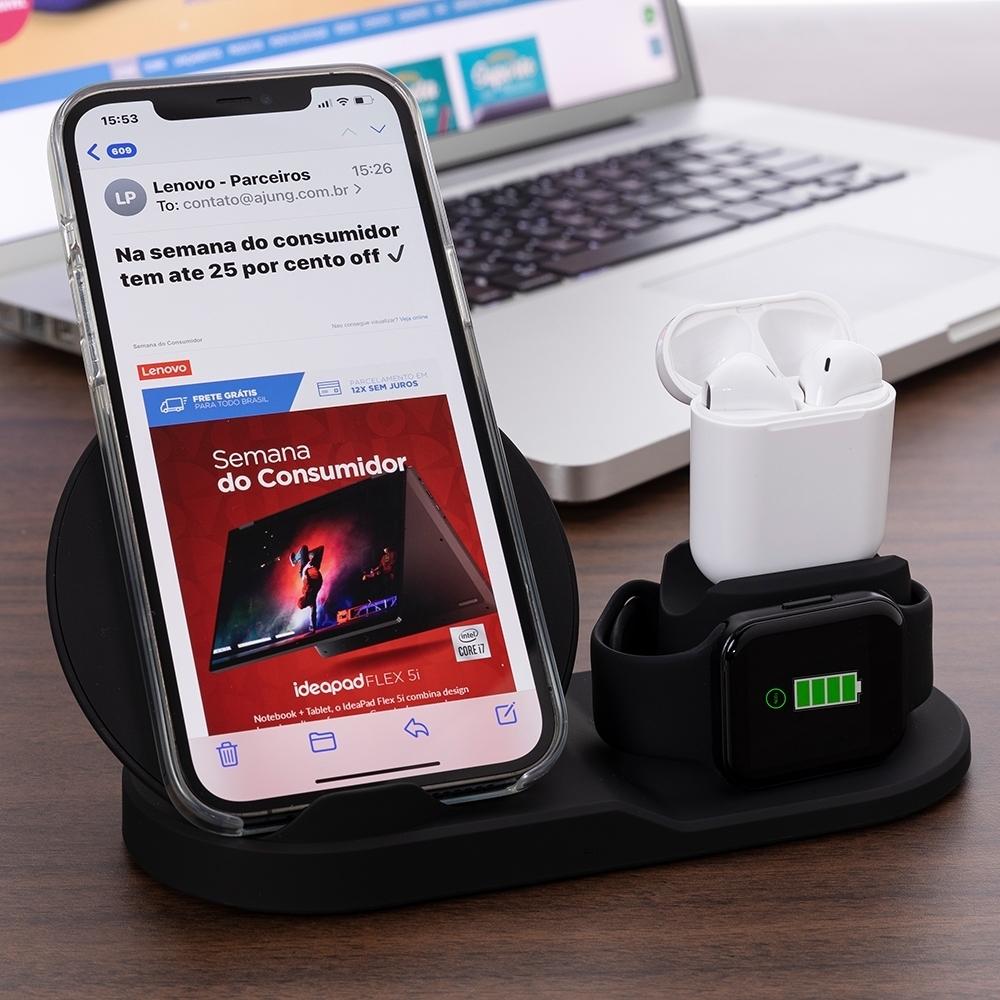 Estação de Carregamento 3 em 1 - Imagem 2