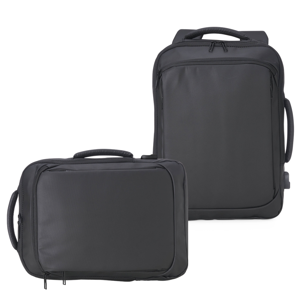 Mochila Couro Sintético USB 17 Litros - Imagem 2