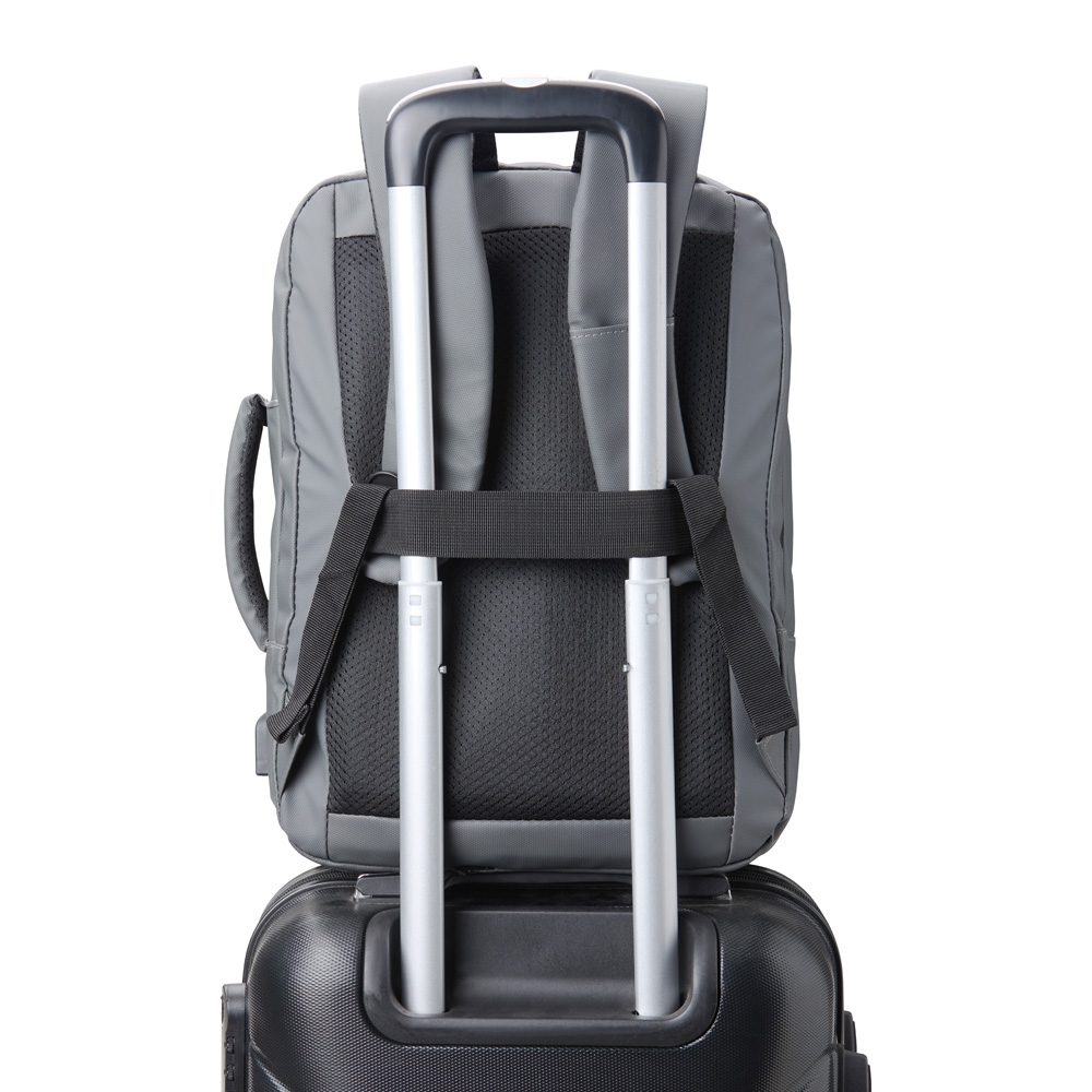 Mochila Couro Sintético USB 23 Litros - Imagem 6