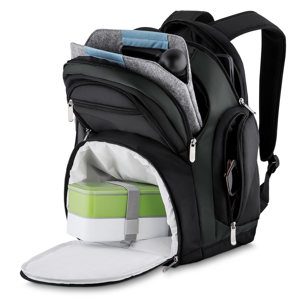 Mochila de Poliéster para Notebook com Compartimento Térmico - Imagem 2