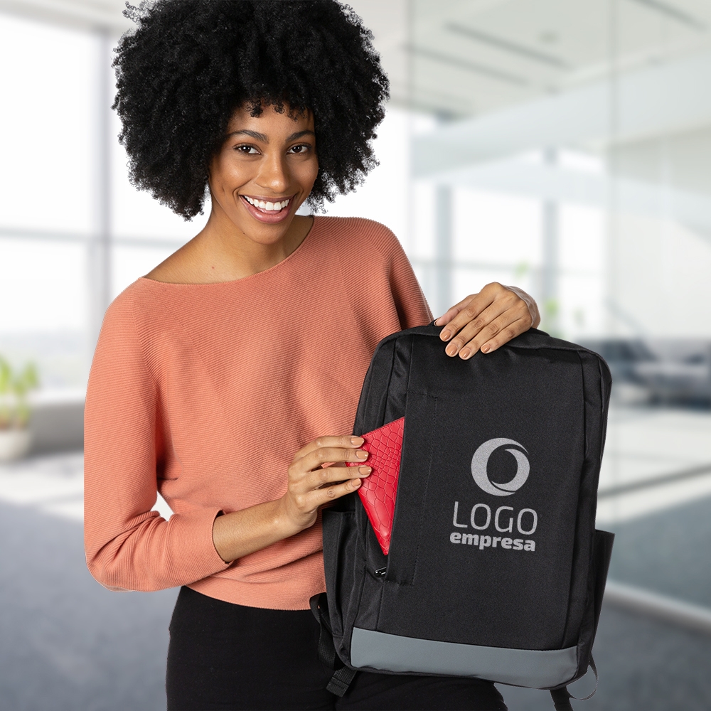 Mochila de Nylon USB - Imagem 4