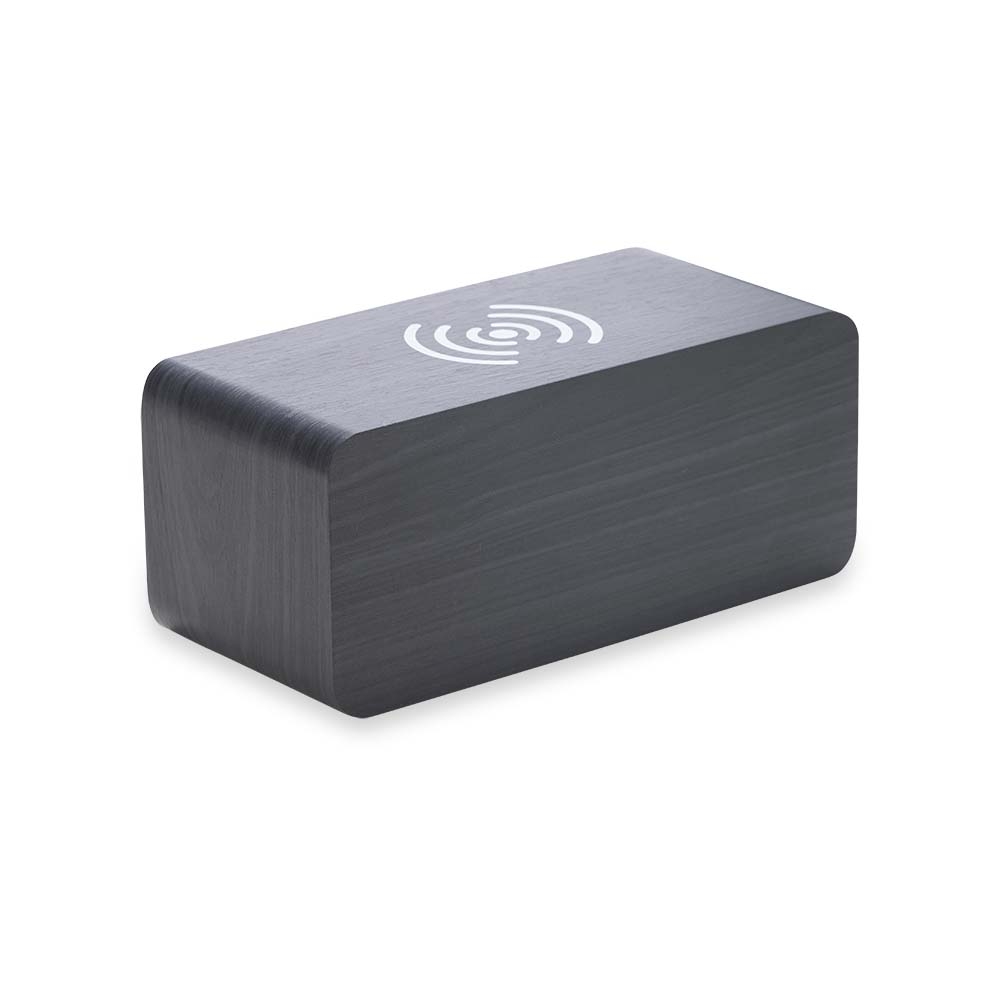 Relógio de Madeira com Carregamento por Indução - Imagem 3