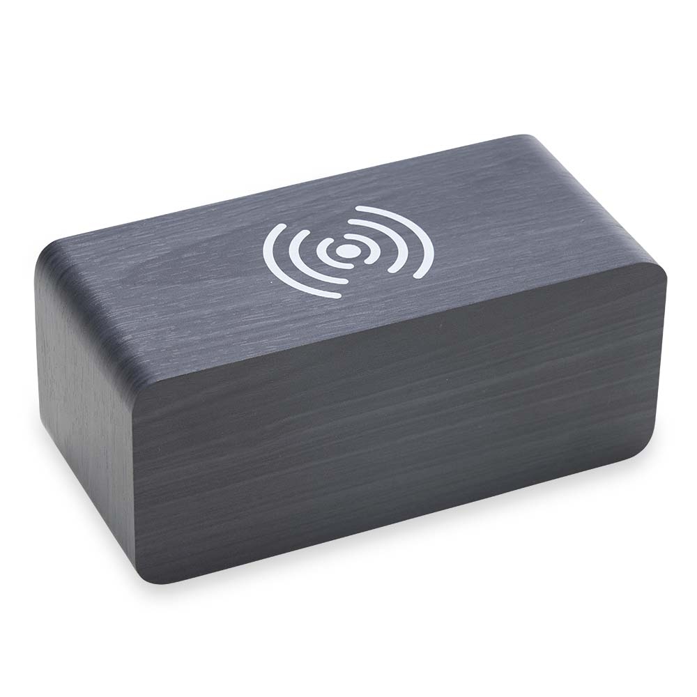 Relógio de Madeira com Carregamento por Indução - Imagem 4