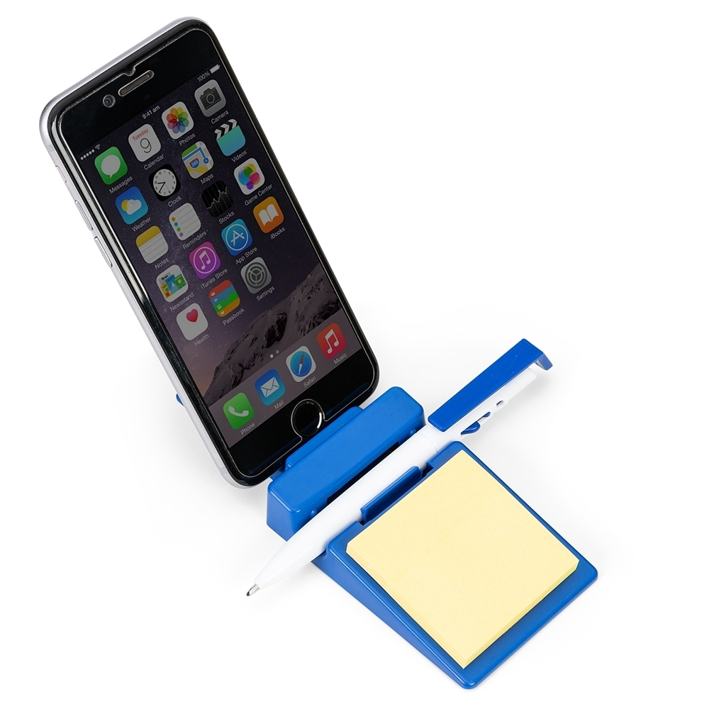 Suporte Plástico Celular com Caneta e Bloquinho - Imagem 2